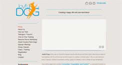 Desktop Screenshot of joyfuldogllc.com
